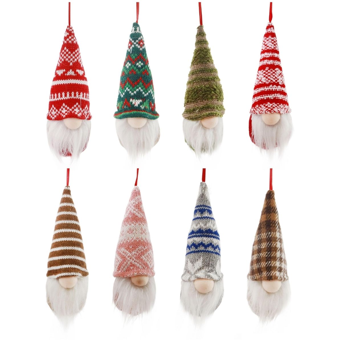 Christmas Gnome Hang Decoration 18cm Mega Mix
