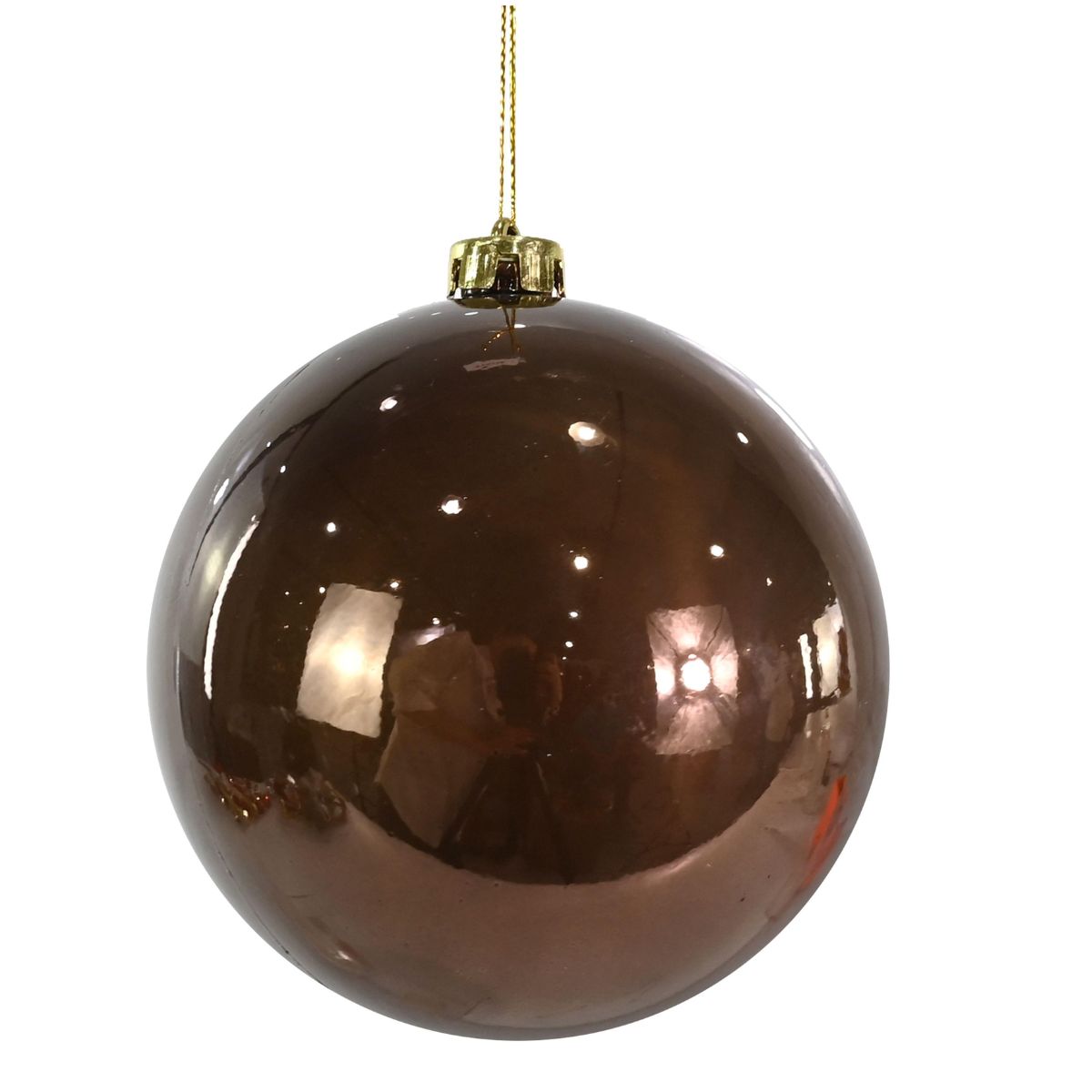 Bauble Pearl 15cm Mocha