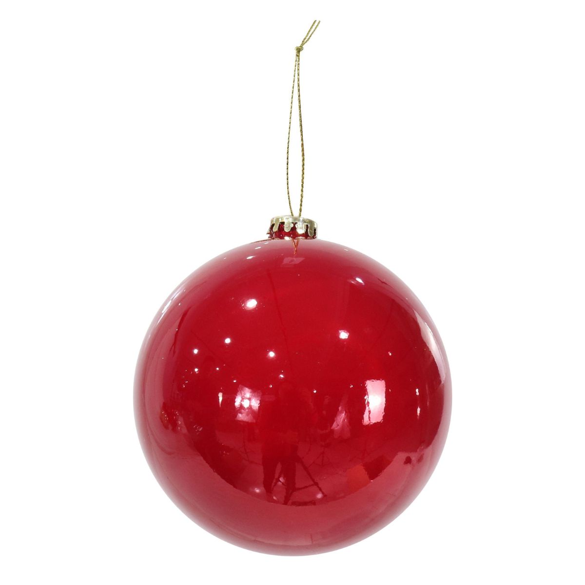 Christmas Bauble Pearl 15cm Red